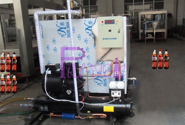 SUS304 청량 음료 공정 라인 기업은 물 어는 탱크 0 - 5를 ℃ 공기에 쐬었습니다