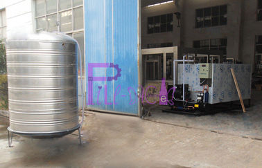 SUS304 청량 음료 공정 라인 기업은 물 어는 탱크 0 - 5를 ℃ 공기에 쐬었습니다