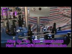 Linear type carbonated drink filling machine for glass bottle beer with vacuum filling technology