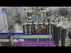 1905 M4 단일 머리 접착 스티커 라벨링 기계 50BPM 둥근 병