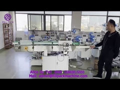 2003 M28 단일 헤드 접착 스티커 라벨링 기계 50BPM 원형 병용