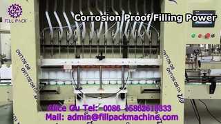 2115 J66 직선 16-스테이션 자동 부식 방지 충진 기계