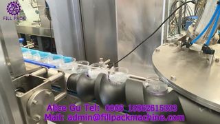 2126 J40 자동 플라스틱 캔 쉽게 열 수 있는 4헤드 씰링 기계