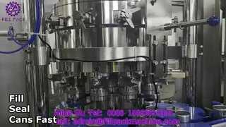 2107 J1 12-1 캔 충전 및 밀봉 투인원 기계