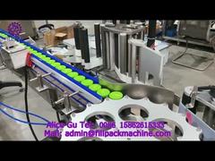 2164 M4 생철판 캡 유리병 자동 턴테이블 자체 접착식 주간 라벨링 기계