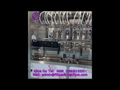 2155 J112 선형 분할형 피스톤 윤활제 16개 스테이션 충진 및 캡핑 생산 라인