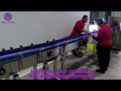 2166 M4 플라스틱 병 자동 턴테이블 자체 접착 투명 양면 라벨링 기계