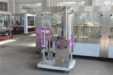 탄산 음료 채우는 체계를 위한 이산화탄소/시럽 청량 음료 공정 라인