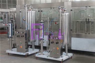 탄산 음료 채우는 체계를 위한 이산화탄소/시럽 청량 음료 공정 라인