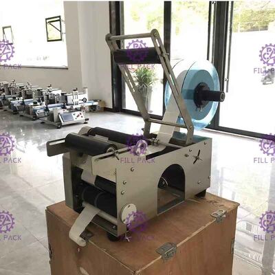 코드 프린터와 세미오토 50BPH 셀프 접착제 라벨태그기계