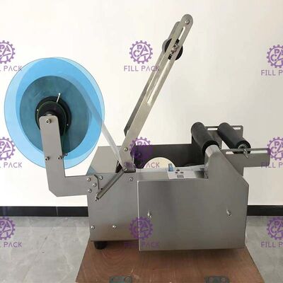 코드 프린터와 세미오토 50BPH 셀프 접착제 라벨태그기계