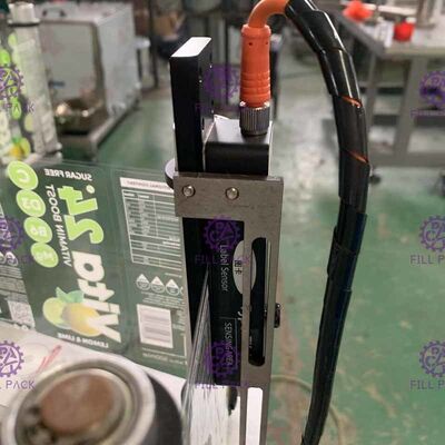 병을 위한 수동 병 레테르를 붙이는 기계, 수축성 갱도를 가공하는 음료