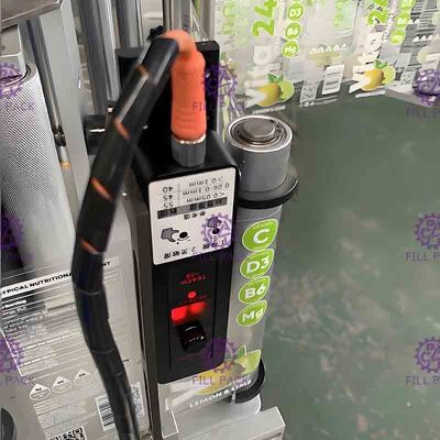 병을 위한 수동 병 레테르를 붙이는 기계, 수축성 갱도를 가공하는 음료