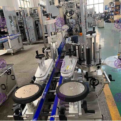 스테인리스 병 접착성 레테르를 붙이는 기계 PLC 제어계