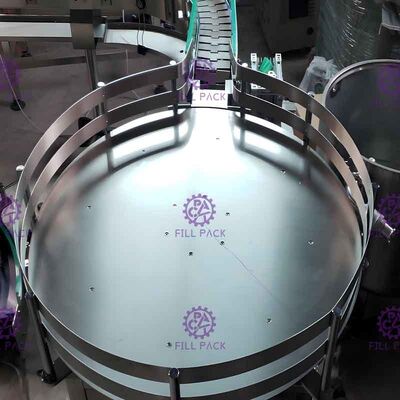 젖빛 유리 병 0.37Kw를 위한 반 자동적인 회전하는 병 분류 기계