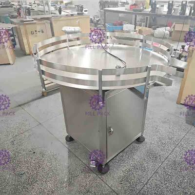 젖빛 유리 병 0.37Kw를 위한 반 자동적인 회전하는 병 분류 기계