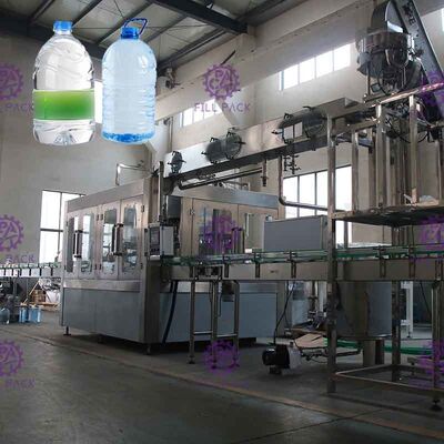 PLC 제어로 공장을 채우는 물을 마시는 2500BPH 능력 5L 물병