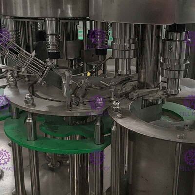 무균 둥근 병 식용수 채우는 식물, 액체 충전물 장비