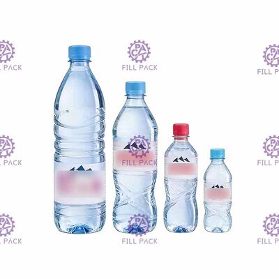 전기 주스/물 충전물 기계 330ml 상업적인 병에 넣는 장비 7.6kw