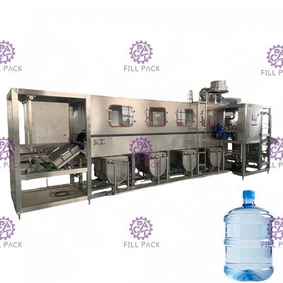 PLC 제어와 300BPH 자동 5 갤런 워터필링 기계