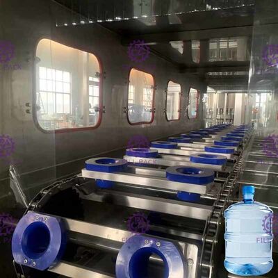 PLC 제어와 300BPH 자동 5 갤런 워터필링 기계