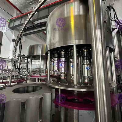 SUS316L 병 충진기 모노블록 3 in 1 탈 - 포밍 장치 설치