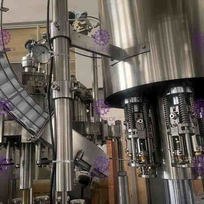 12000BPH 병 충전물 기계 반지 유형 액체 실린더 PLC 통제