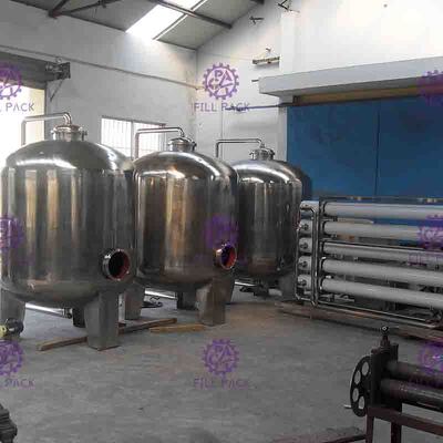3.15kw 전기 순수한 물 Ro 체계 역삼투 급수 여과기 3000L/H