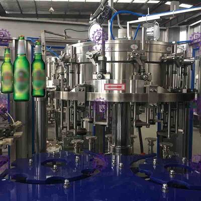 200ml를 위한 세척 채우는 모자를 씌우는 기계 - 1000ml 병 맥주3에서 1