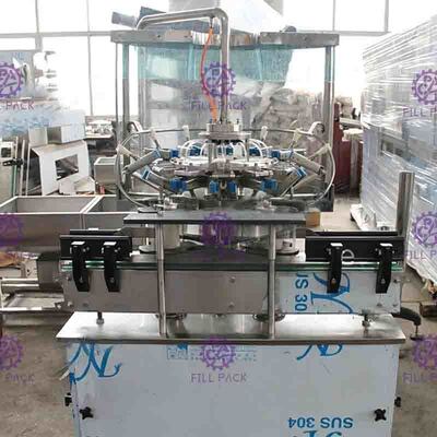 선형 병 충전물 기계 식용수 씻기, 충전물, 모자를 씌우는 기계