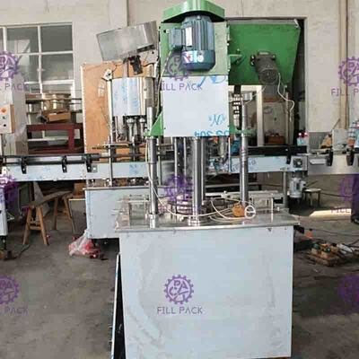 선형 병 충전물 기계 식용수 씻기, 충전물, 모자를 씌우는 기계