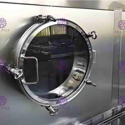 분무 노즐로 재생하는 병에 넣어진 병 포장기 움직일 수 있는 주스 Pasteurizer
