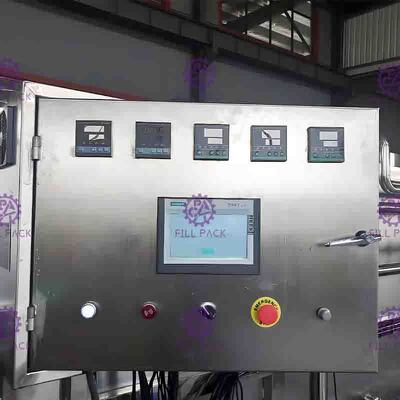 뜨거운 충전물 음료 병 포장기 주스 냉각 살균제 체계 음료 산업