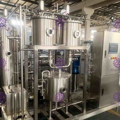 자동적인 청량 음료 공정 라인 고성능 소다수 이산화탄소 믹서 6000L/H