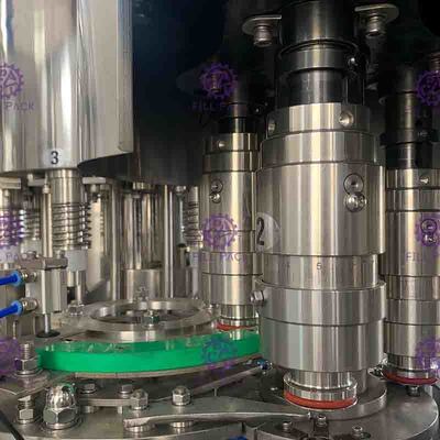 불모 보안 경보 워터필링 기계 0.5L 플라스틱 병 모노블록 무균 0.5MPA