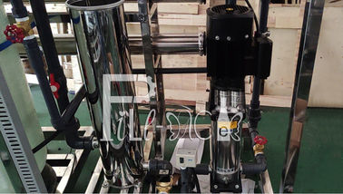 FRP 필터가있는 500LPH 모노 블록 역삼 투 RO 식수 처리 기계