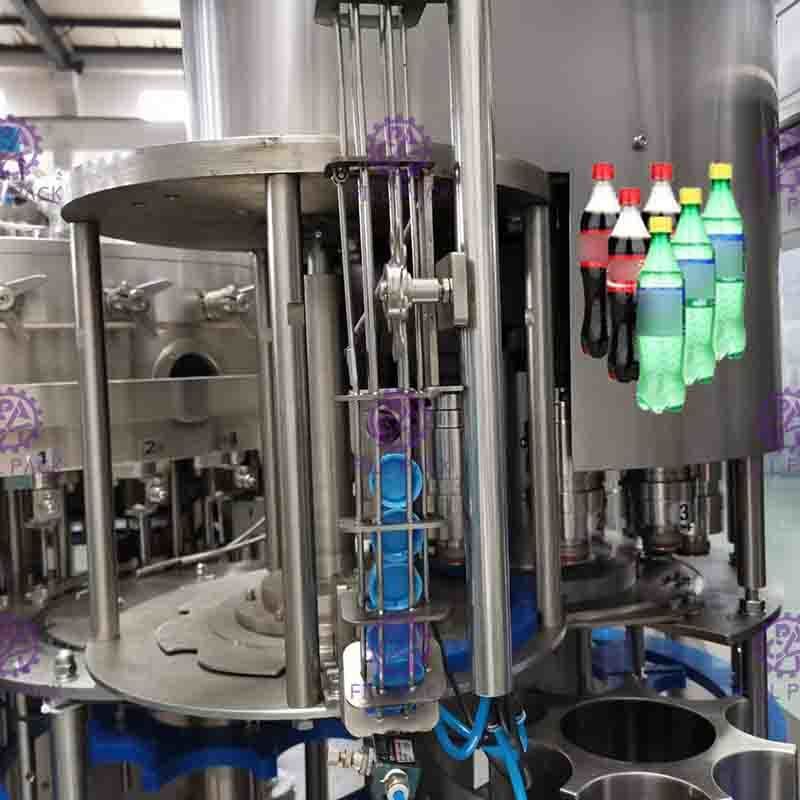 1개의 Monobloc 가스 음료 음료 물 포도주 병 채우게/장비/선/식물/체계에 대하여 애완 동물 플라스틱 유리 3