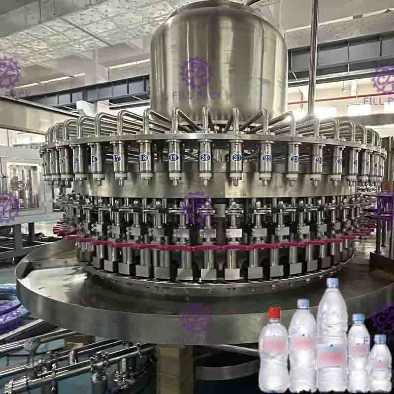 Monoblock 1개의 병에 넣는 장비/식물/기계/체계/선에 대하여 순수한 마시는 애완 동물 병에 넣은 물 3