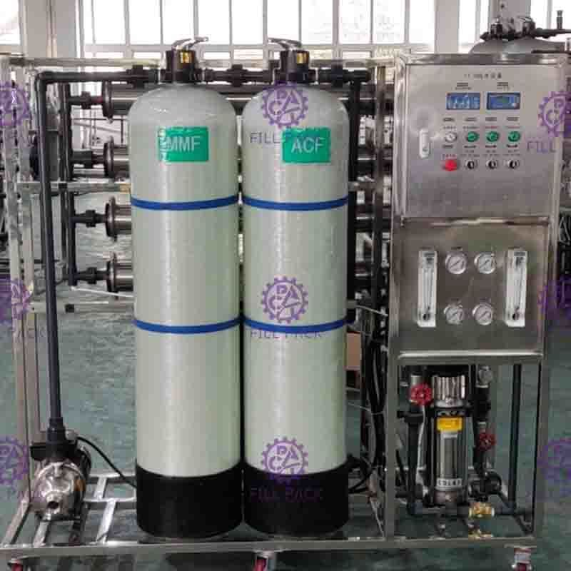 2000LPH 음료수 처리 기계 수신 전용 역삼투 정화 동작 시스템 UV 살균기