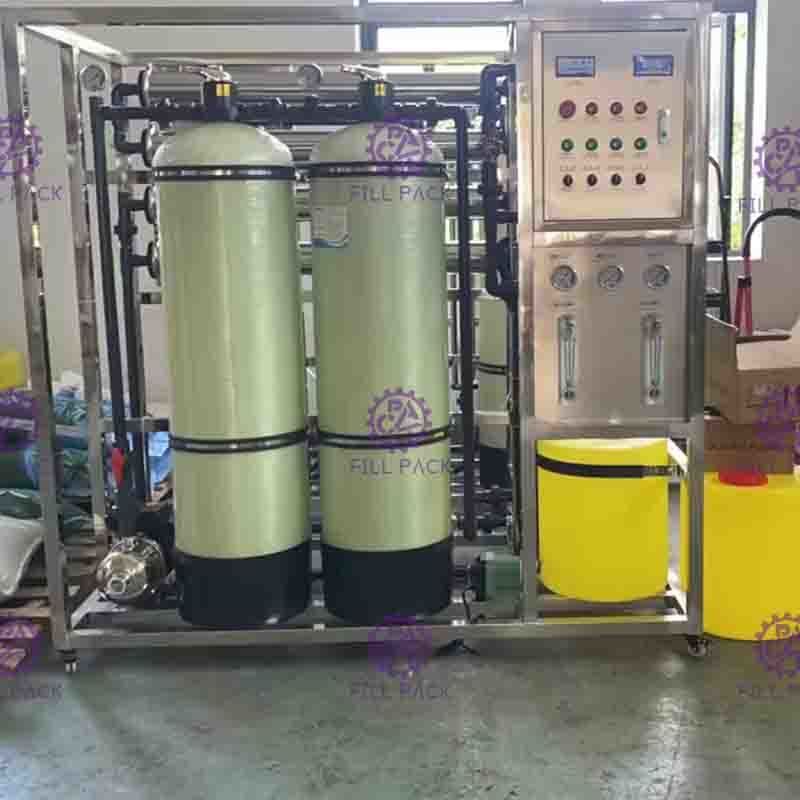 500LPH 역삼투압 RO 식수 필터 기계