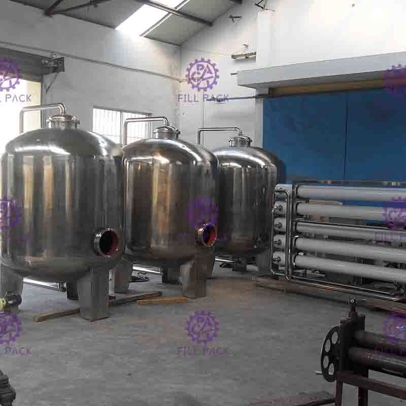 3.15kw 전기 순수한 물 Ro 체계 역삼투 급수 여과기 3000L/H