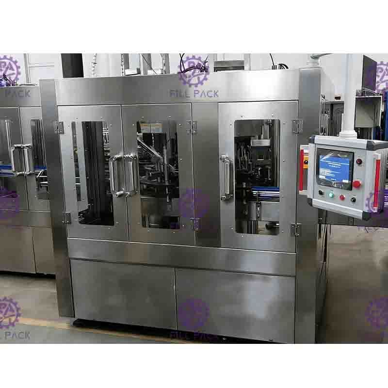 3 가득 차있는 자동적인 PLC 통제를 가진 1개의 유리병 식용수 채우는 식물에 대하여